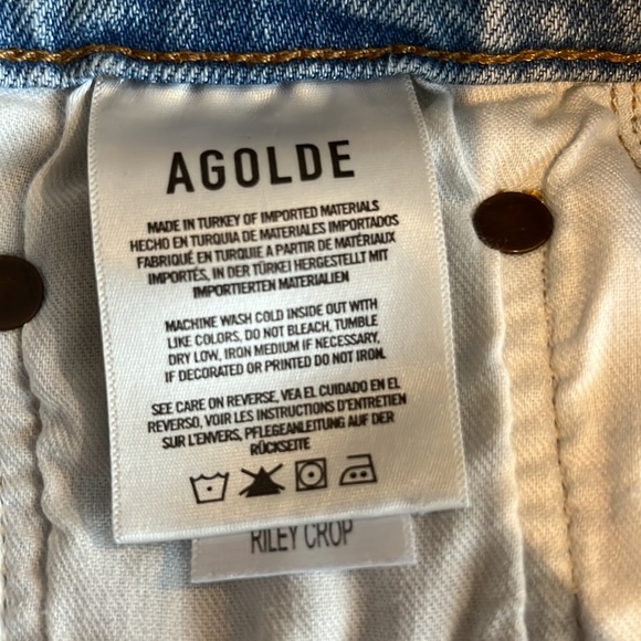 Agolde Riley Crop - Picture 8 of 8